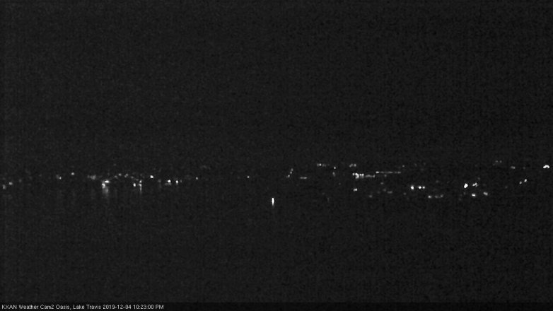 Lake Travis webcam, December 4, 2019 10:25 PM CT