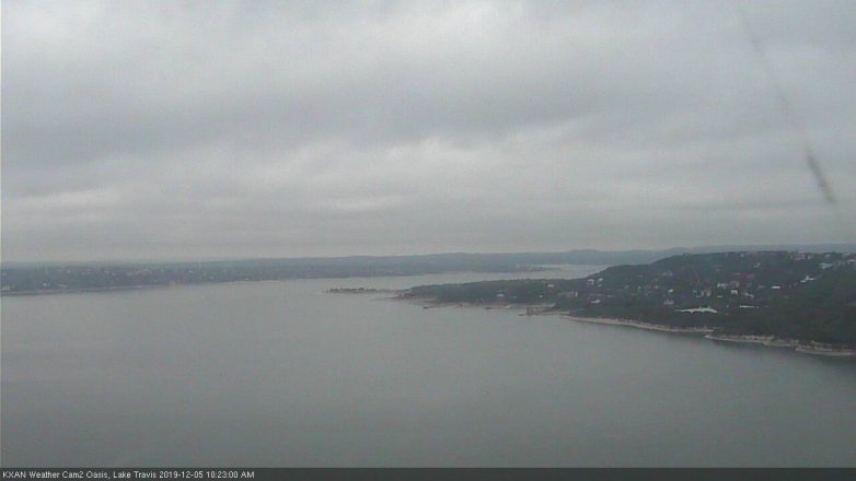 Lake Travis webcam, December 5, 2019 10:25 AM CT
