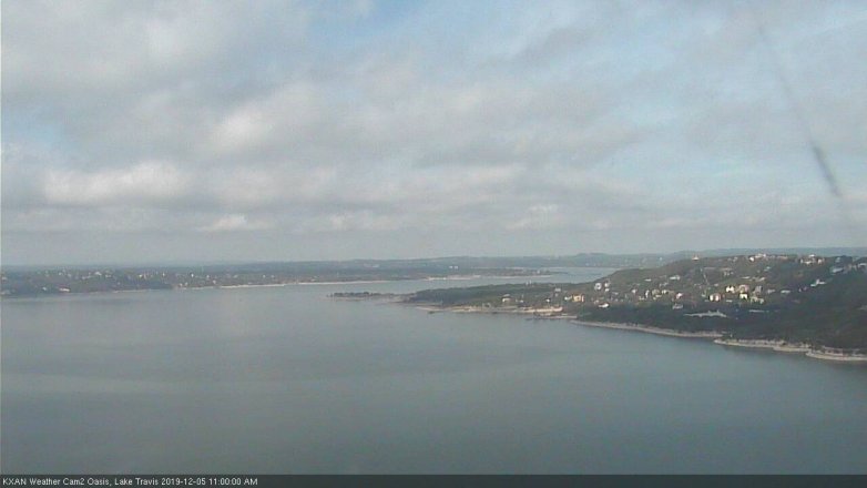 Lake Travis webcam, December 5, 2019 11:00 AM CT