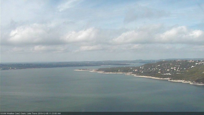 Lake Travis webcam, December 5, 2019 11:25 AM CT