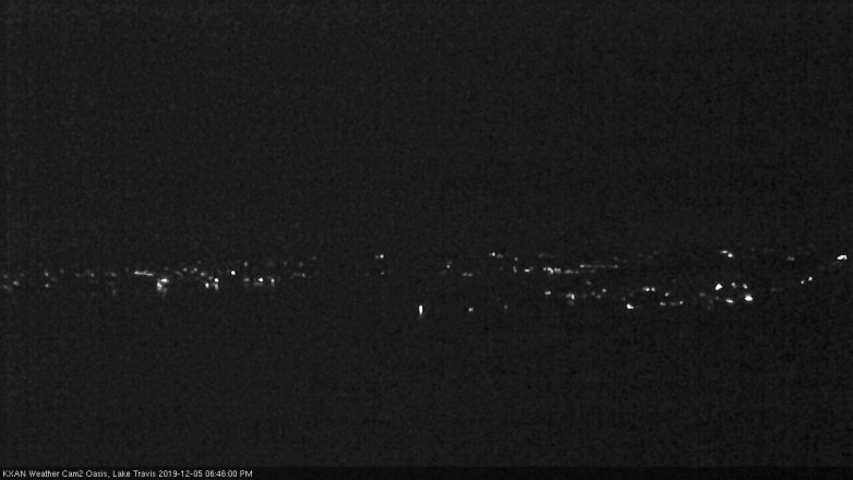 Lake Travis webcam, December 5, 2019 6:45 PM CT