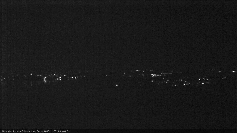 Lake Travis webcam, December 5, 2019 10:25 PM CT