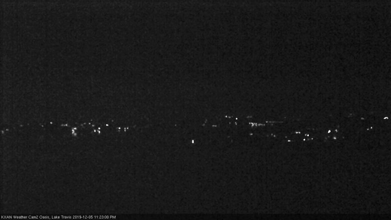 Lake Travis webcam, December 5, 2019 11:25 PM CT
