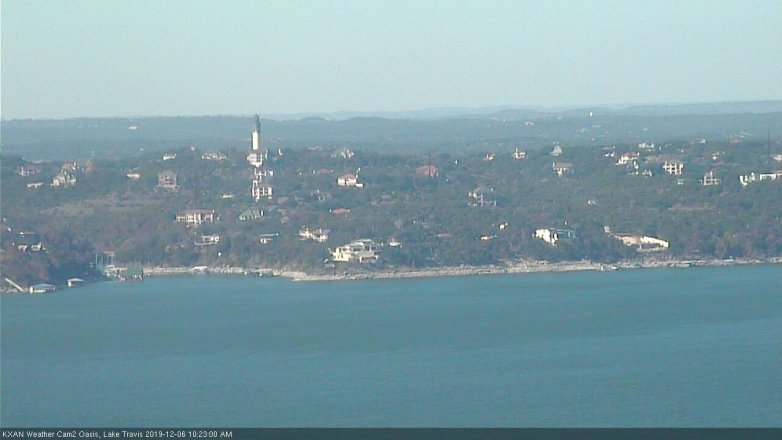 Lake Travis webcam, December 6, 2019 10:25 AM CT