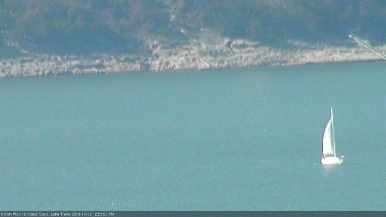Lake Travis webcam, December 6, 2019 12:25 PM CT