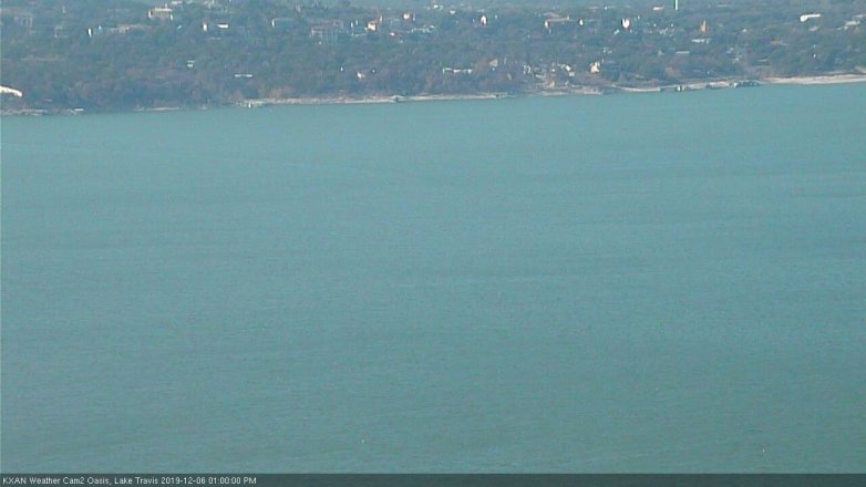 Lake Travis webcam, December 6, 2019 1:00 PM CT