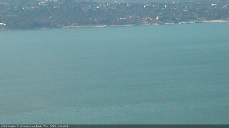 Lake Travis webcam, December 6, 2019 1:25 PM CT