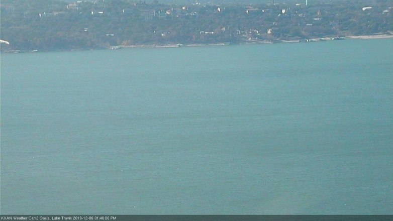 Lake Travis webcam, December 6, 2019 1:45 PM CT