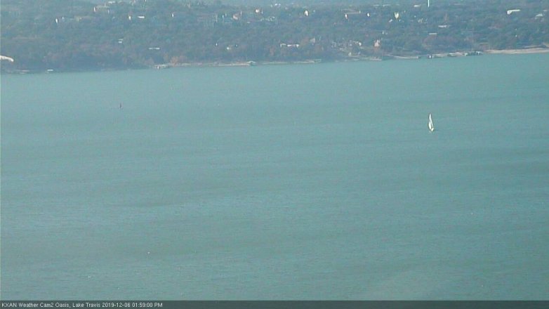 Lake Travis webcam, December 6, 2019 2:00 PM CT