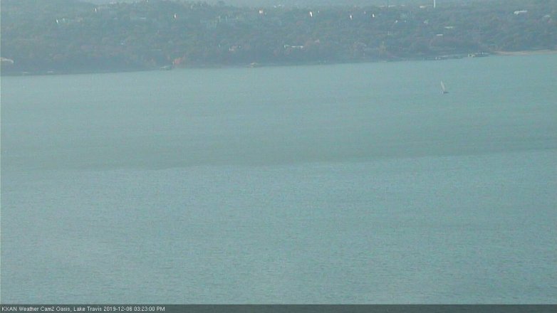 Lake Travis webcam, December 6, 2019 3:25 PM CT