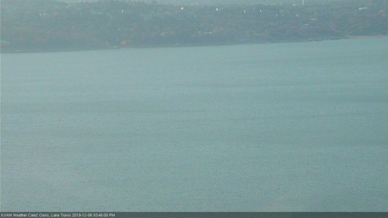 Lake Travis webcam, December 6, 2019 3:45 PM CT