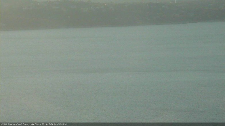 Lake Travis webcam, December 6, 2019 4:45 PM CT