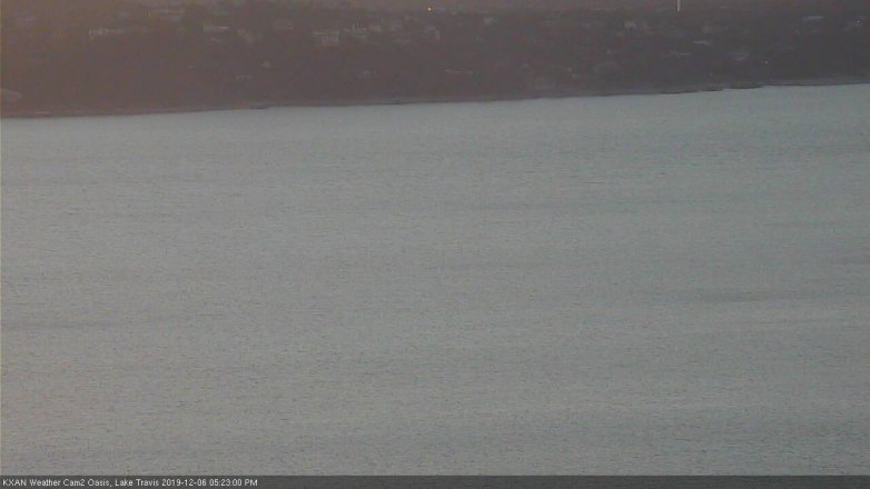 Lake Travis webcam, December 6, 2019 5:25 PM CT