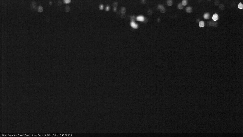 Lake Travis webcam, December 6, 2019 10:45 PM CT