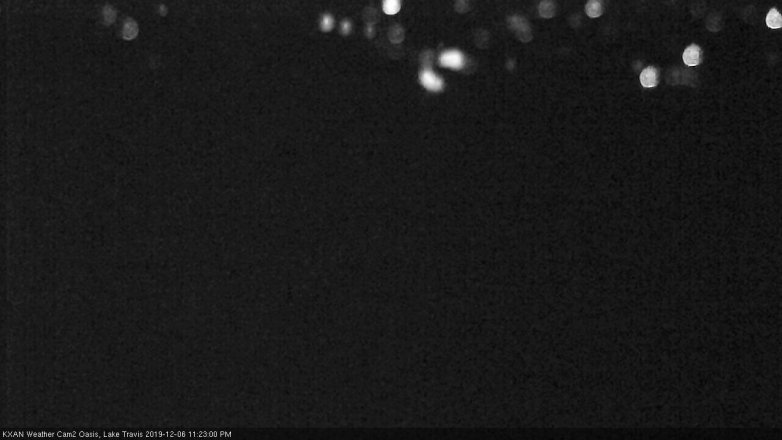 Lake Travis webcam, December 6, 2019 11:25 PM CT