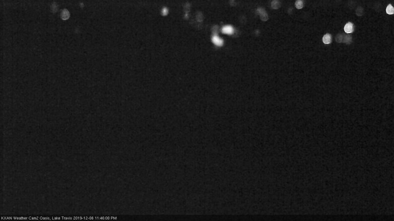 Lake Travis webcam, December 6, 2019 11:45 PM CT