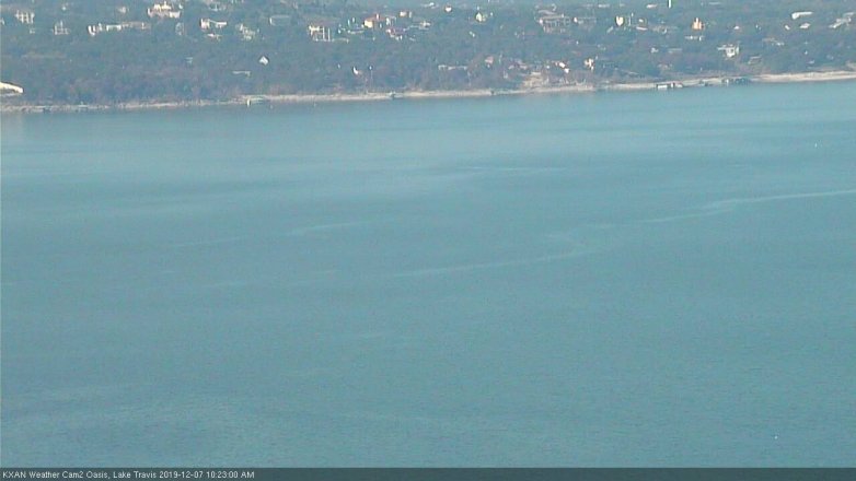 Lake Travis webcam, December 7, 2019 10:25 AM CT