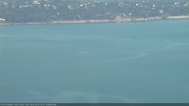 Lake Travis webcam, December 7, 2019 10:45 AM CT