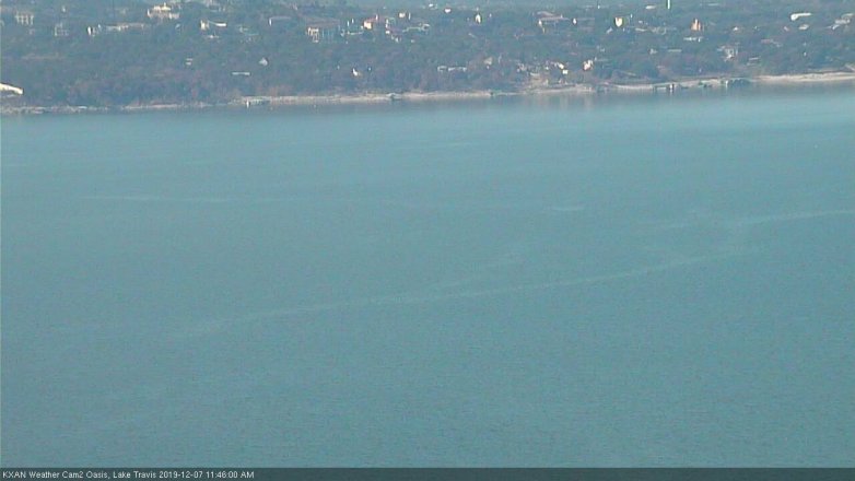 Lake Travis webcam, December 7, 2019 11:45 AM CT