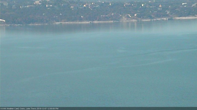 Lake Travis webcam, December 7, 2019 12:00 PM CT