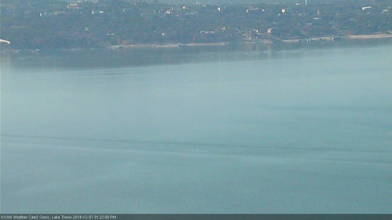 Lake Travis webcam, December 7, 2019 1:25 PM CT