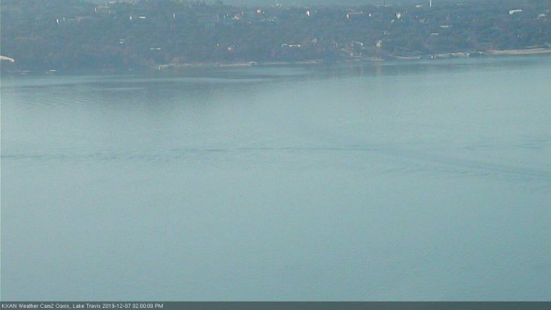 Lake Travis webcam, December 7, 2019 2:00 PM CT