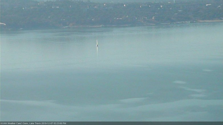 Lake Travis webcam, December 7, 2019 2:25 PM CT