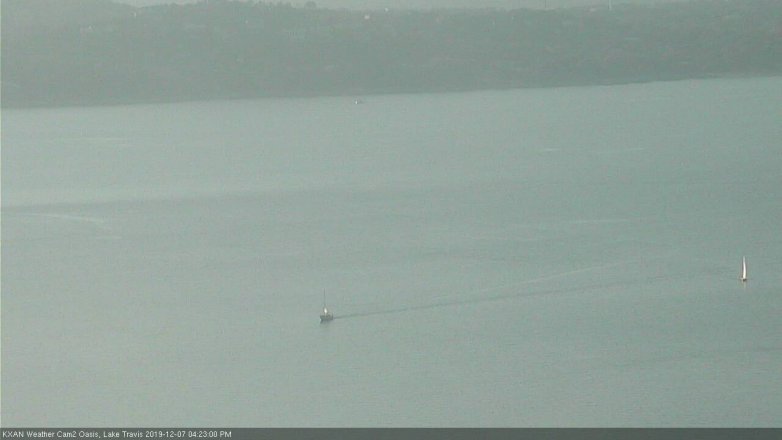 Lake Travis webcam, December 7, 2019 4:25 PM CT