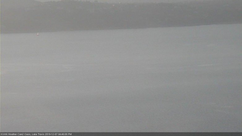 Lake Travis webcam, December 7, 2019 4:45 PM CT