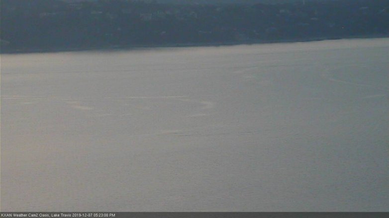 Lake Travis webcam, December 7, 2019 5:25 PM CT