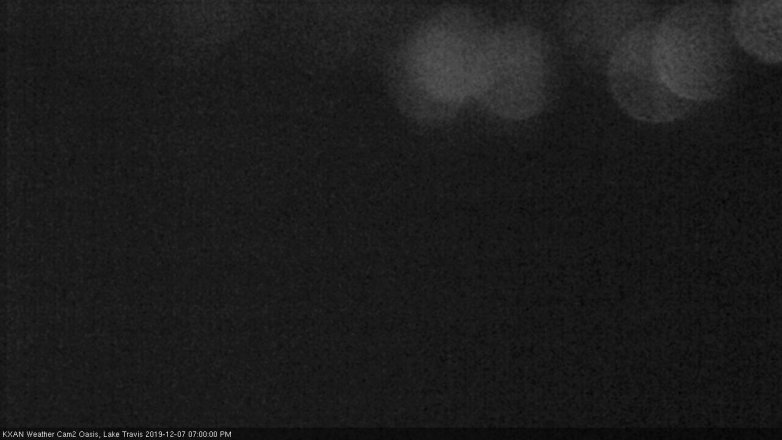 Lake Travis webcam, December 7, 2019 7:00 PM CT