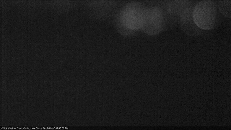 Lake Travis webcam, December 7, 2019 7:45 PM CT
