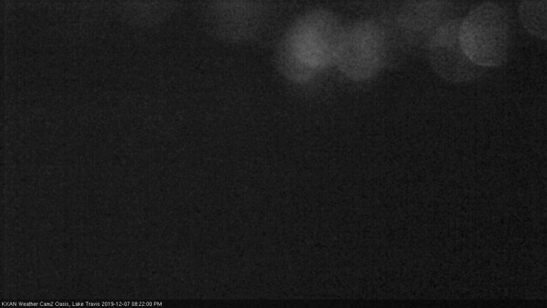 Lake Travis webcam, December 7, 2019 8:25 PM CT
