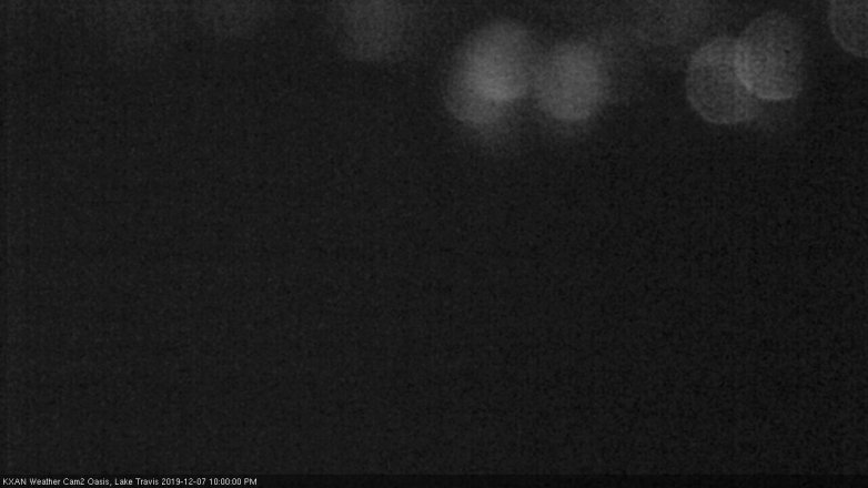 Lake Travis webcam, December 7, 2019 10:00 PM CT