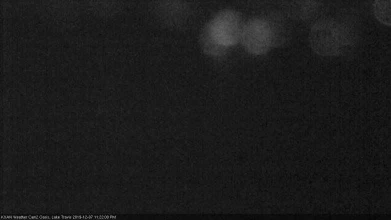 Lake Travis webcam, December 7, 2019 11:25 PM CT