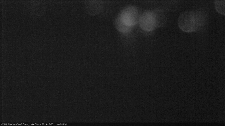 Lake Travis webcam, December 7, 2019 11:45 PM CT