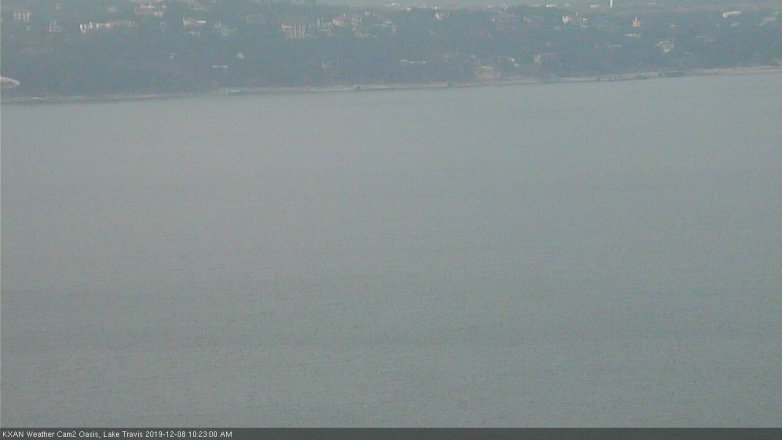 Lake Travis webcam, December 8, 2019 10:25 AM CT
