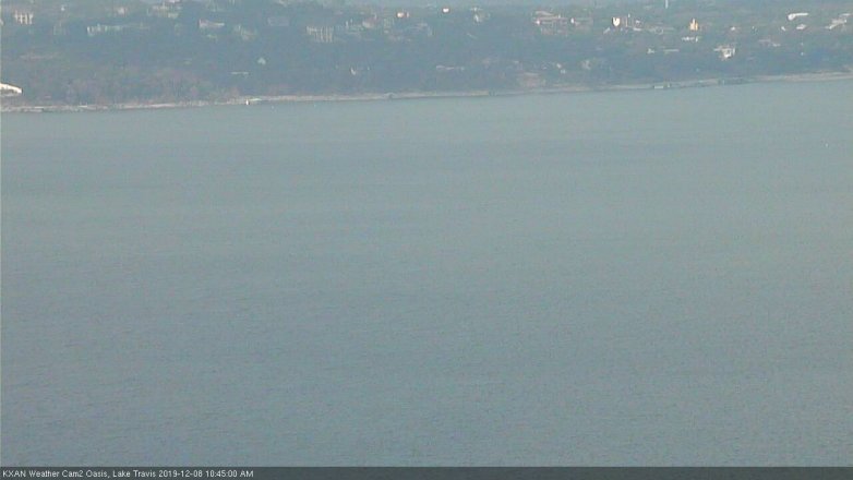 Lake Travis webcam, December 8, 2019 10:45 AM CT
