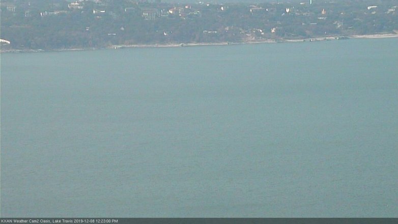 Lake Travis webcam, December 8, 2019 12:25 PM CT