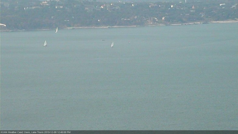 Lake Travis webcam, December 8, 2019 12:45 PM CT
