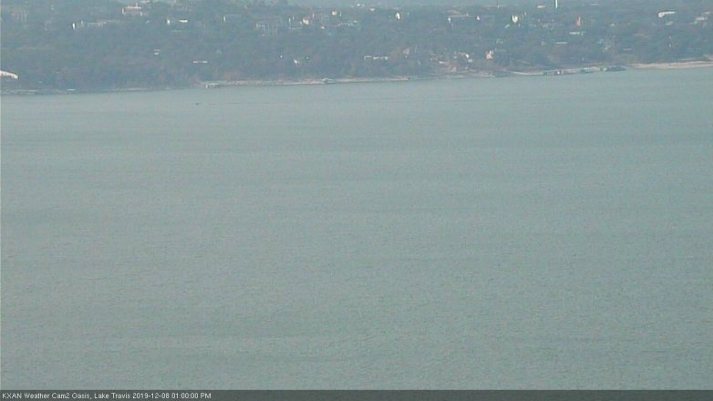 Lake Travis webcam, December 8, 2019 1:00 PM CT