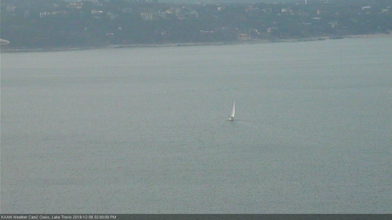 Lake Travis webcam, December 8, 2019 2:00 PM CT