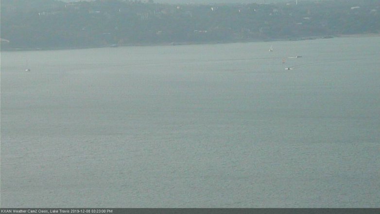 Lake Travis webcam, December 8, 2019 3:25 PM CT