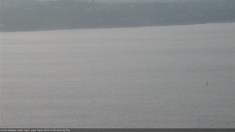 Lake Travis webcam, December 8, 2019 4:25 PM CT