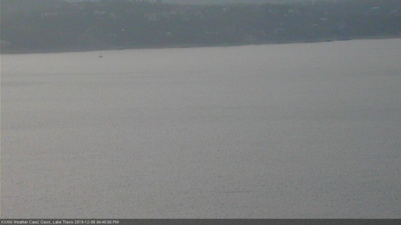 Lake Travis webcam, December 8, 2019 4:45 PM CT