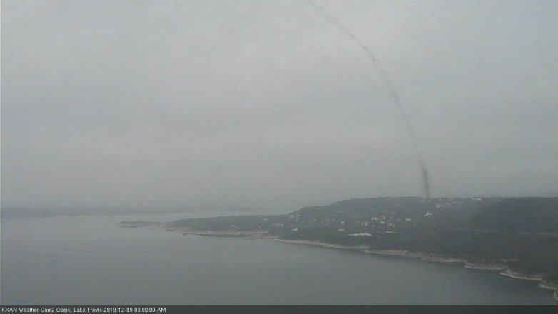 Lake Travis webcam, December 9, 2019 9:00 AM CT