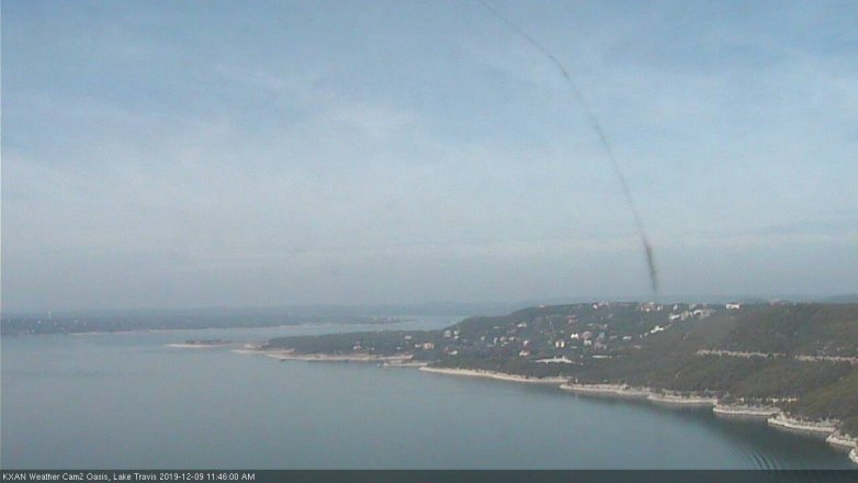 Lake Travis webcam, December 9, 2019 11:45 AM CT