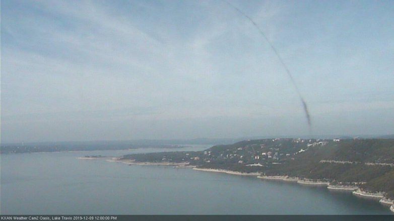 Lake Travis webcam, December 9, 2019 12:00 PM CT