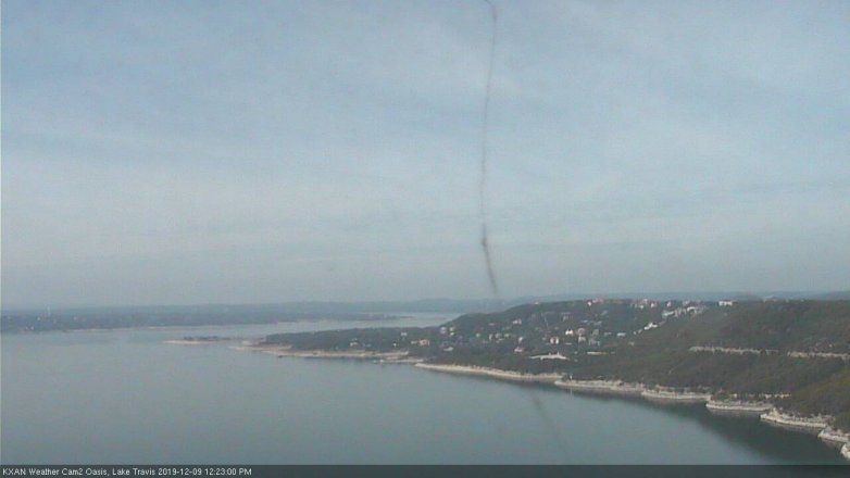 Lake Travis webcam, December 9, 2019 12:25 PM CT