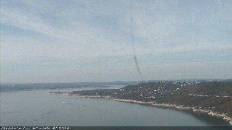 Lake Travis webcam, December 9, 2019 1:25 PM CT